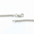 Solid Silver Rope Chain 20in 2mm