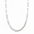 Real Solid 925 Silver Figaro Chain 20in 4mm