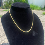 14k Gold Vermeil Miami Cuban Chain 18in 5mm