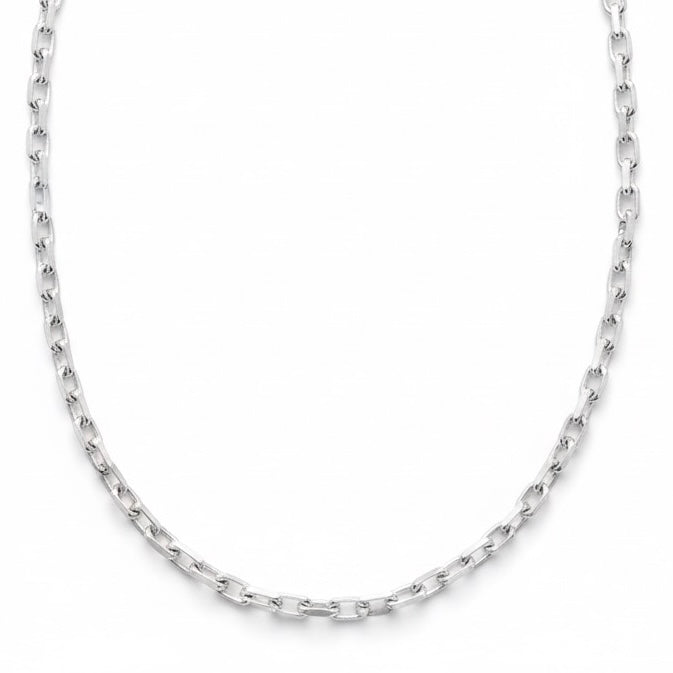 Solid Silver Forzatina Chain 18in 2mm