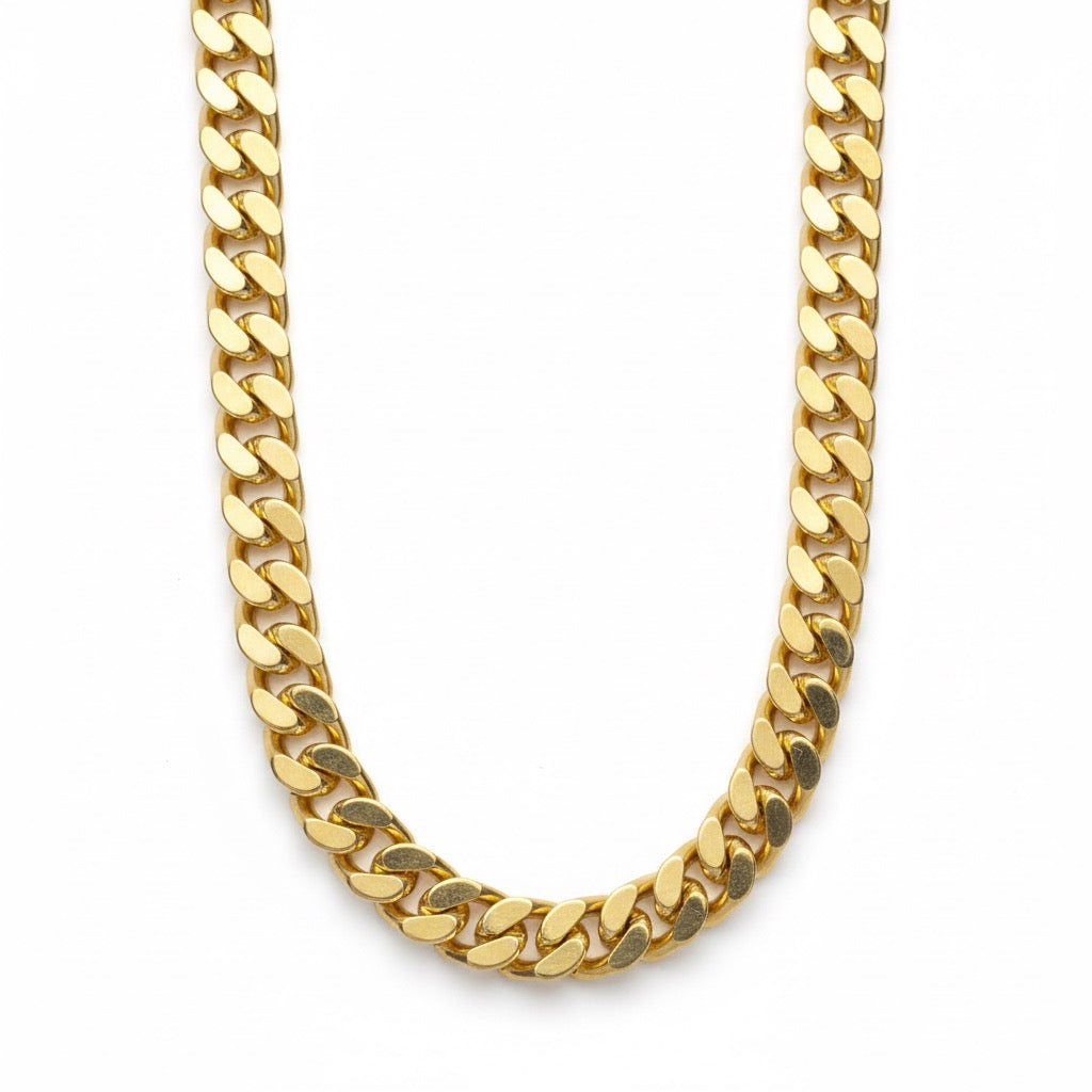 Gold Cuban Chain 24in 8mm
