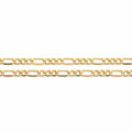 14k Solid Gold Figaro Chain 20in 4mm