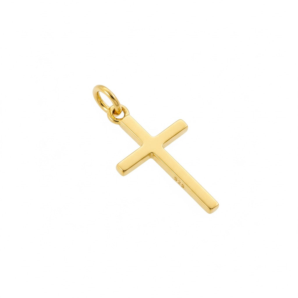 14 Karat Gold Vermeil Kreuz
