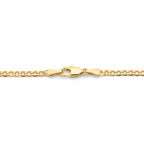 14k Gold Semi-Solid Cuban Link Chain 20in 3mm