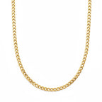 14k Gold Vermeil Curb Link Chain 18in 2mm
