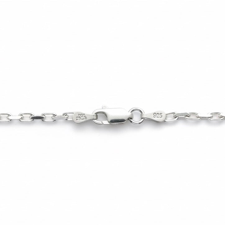 Solid Silver Forzatina Chain 18in 2mm