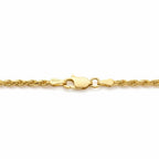 14k Gold Vermeil Rope Chain 20in 3mm