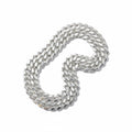 Solid Silver Miami Cuban Link Chain 20in 6mm