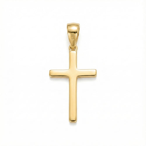 14 Karat Gold Vermeil Kreuz
