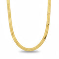 Gold Herringbone Chain 24in 6mm