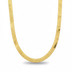 Gold Herringbone Chain 24in 6mm