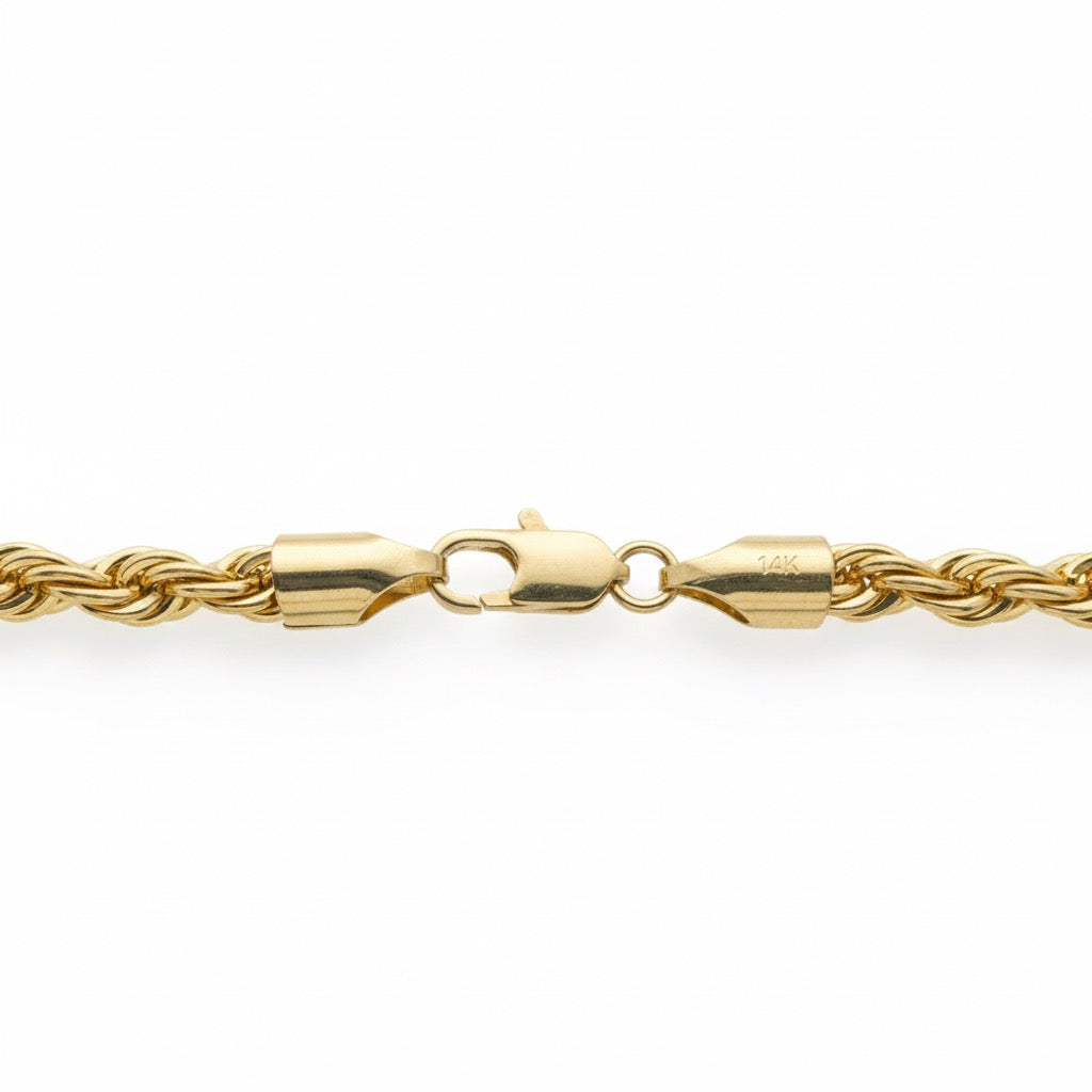 Gold Rope Chain 20in 6mm