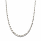 Solid Silver Rope Chain 20in 3mm