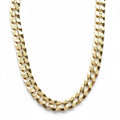 Mehrlagige kubanische Goldkette, 24 Zoll, 7 mm