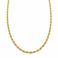 14k Gold Vermeil Rope Chain 20in 3mm