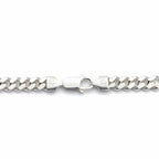Solid Silver Miami Cuban Link Chain 20in 6mm