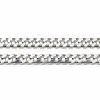 Solid Silver Miami Cuban Link Chain 20in 6mm