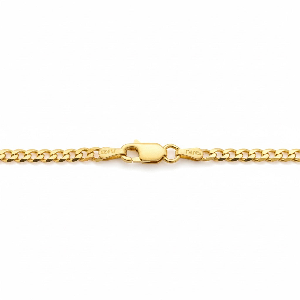 14k Gold Vermeil Miami Cuban Link Chain 20in 4mm