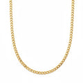 14k Gold Semi-Solid Cuban Link Chain 20in 3mm