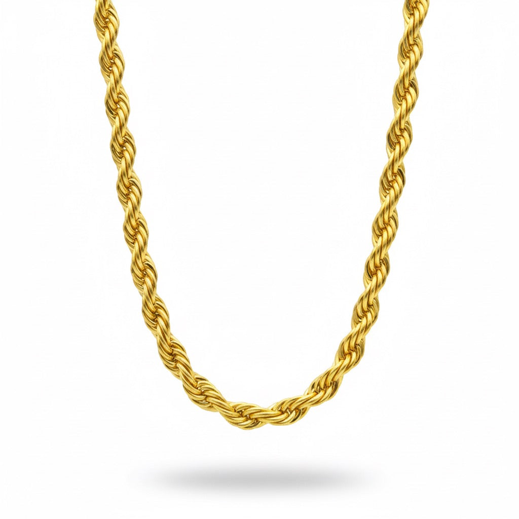 Gold Rope Chain 20in 6mm