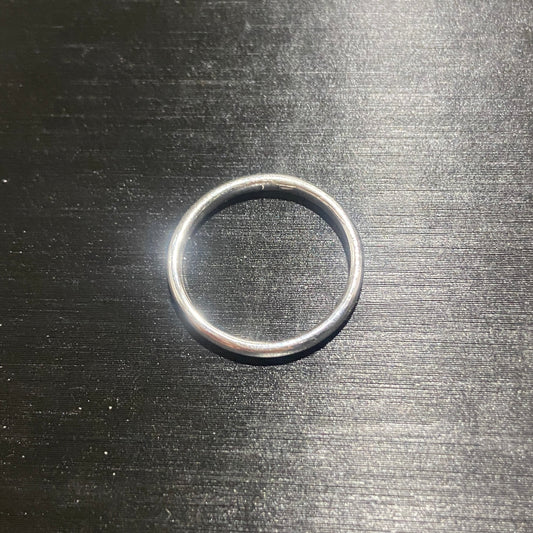 Solid Silver Wedding Band Ring 2mm Wide