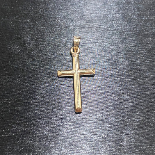 Solid 10k Gold Cross