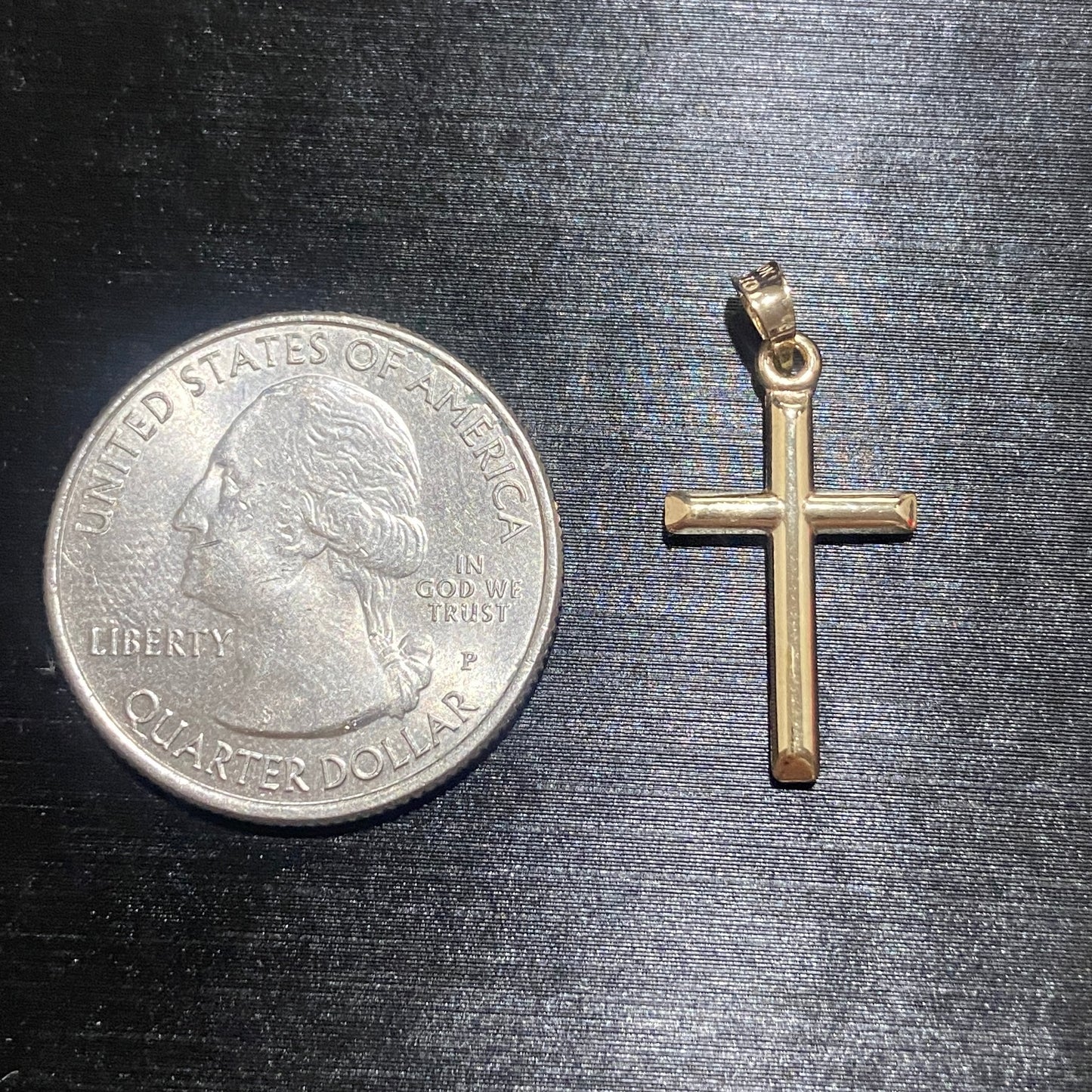 Solid 10k Gold Cross