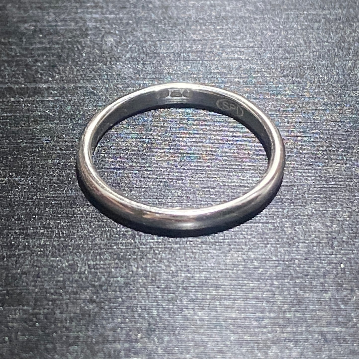 Solid Silver Wedding Band Ring 2mm Wide