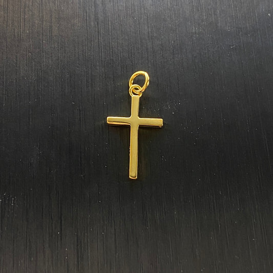 14k Gold Vermeil Cross