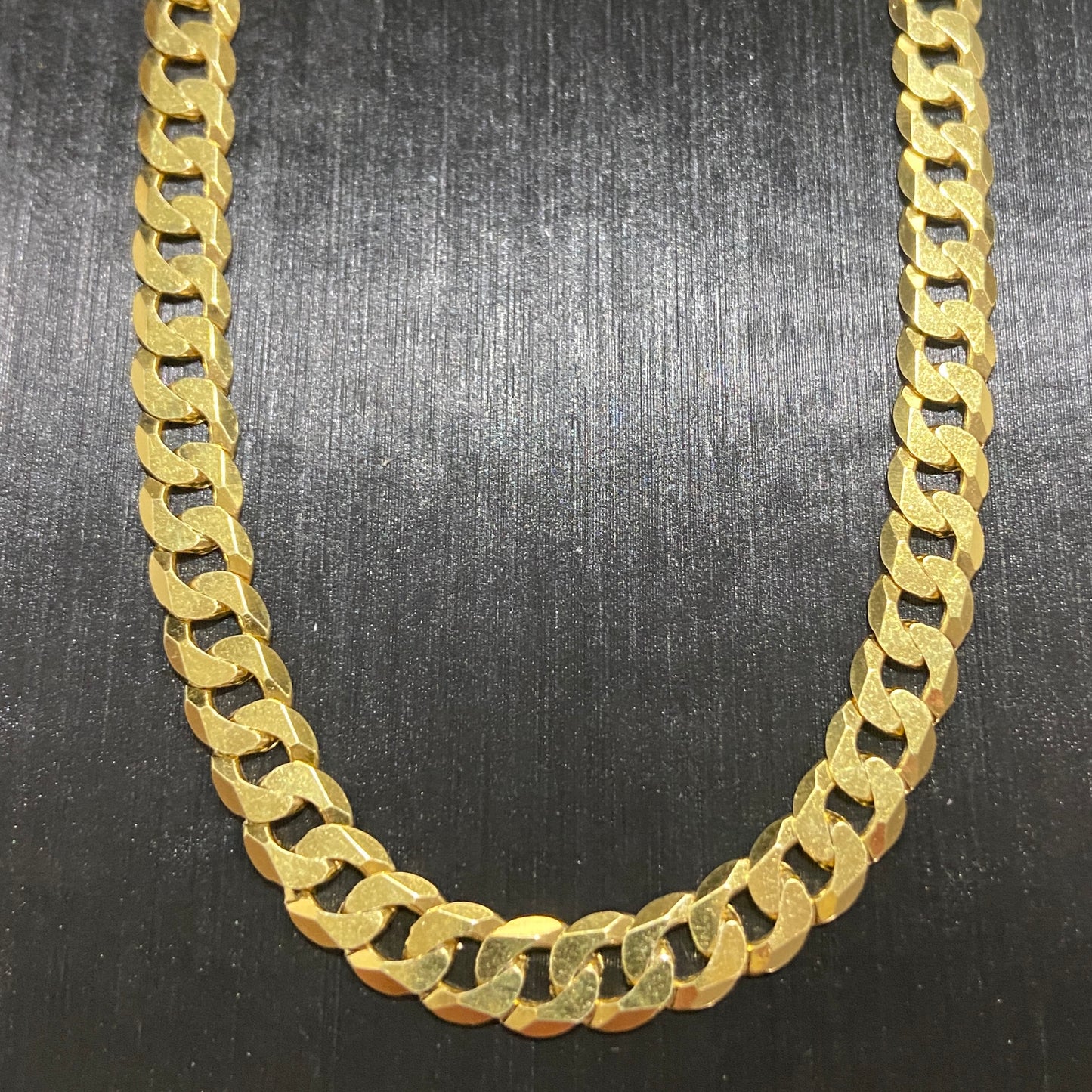 14k Gold Vermeil Curb Link Chain 6mm