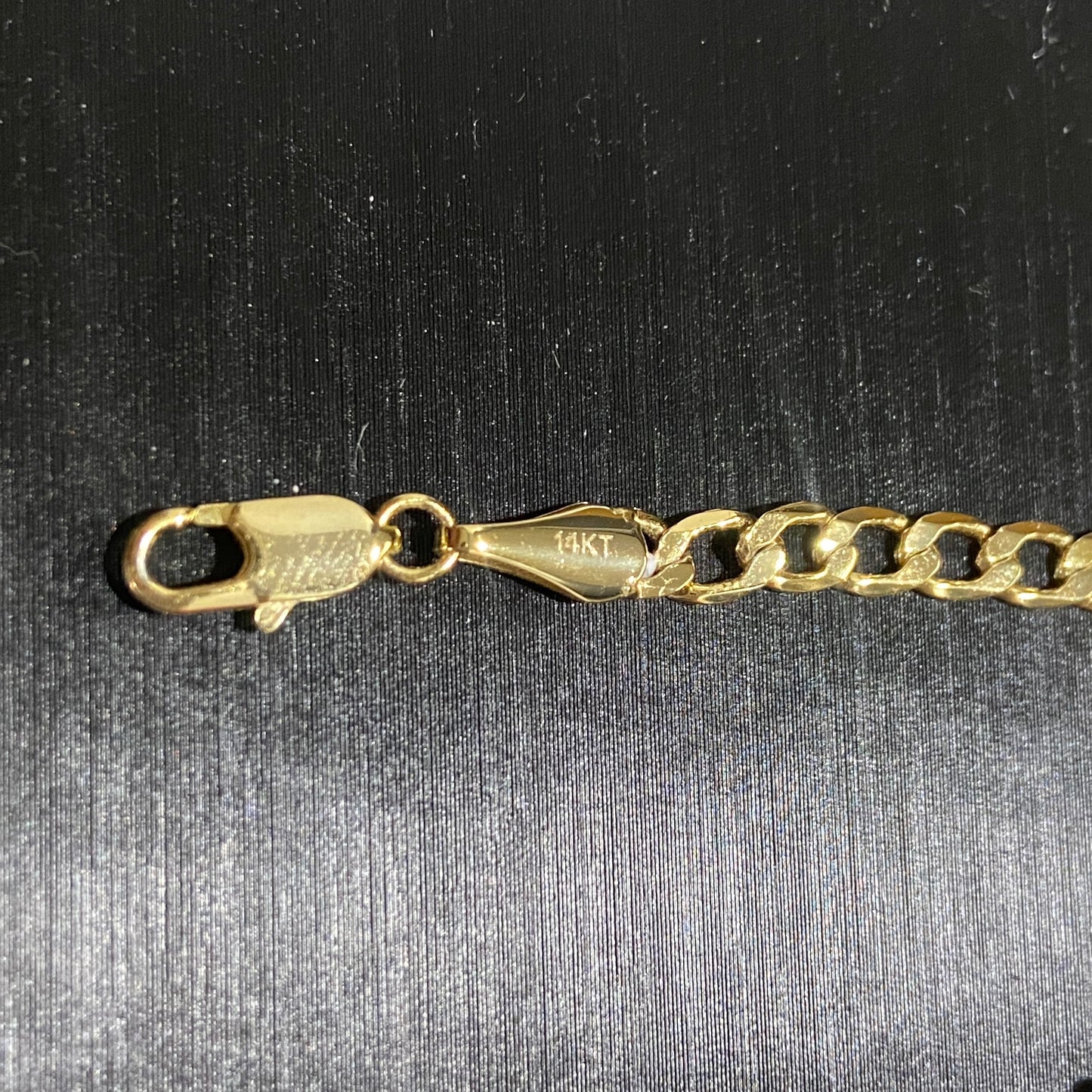 Solid Real 14k Gold Cuban Link Chain Necklace 20in 4mm