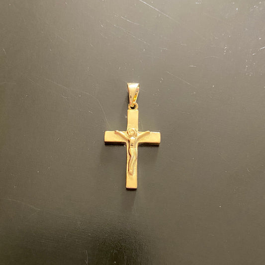 14k Gold Vermeil Crucifix