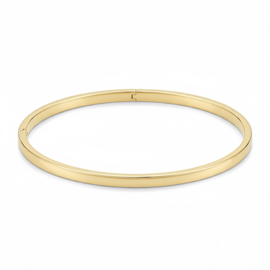 Solid Real 14k Gold Bangle