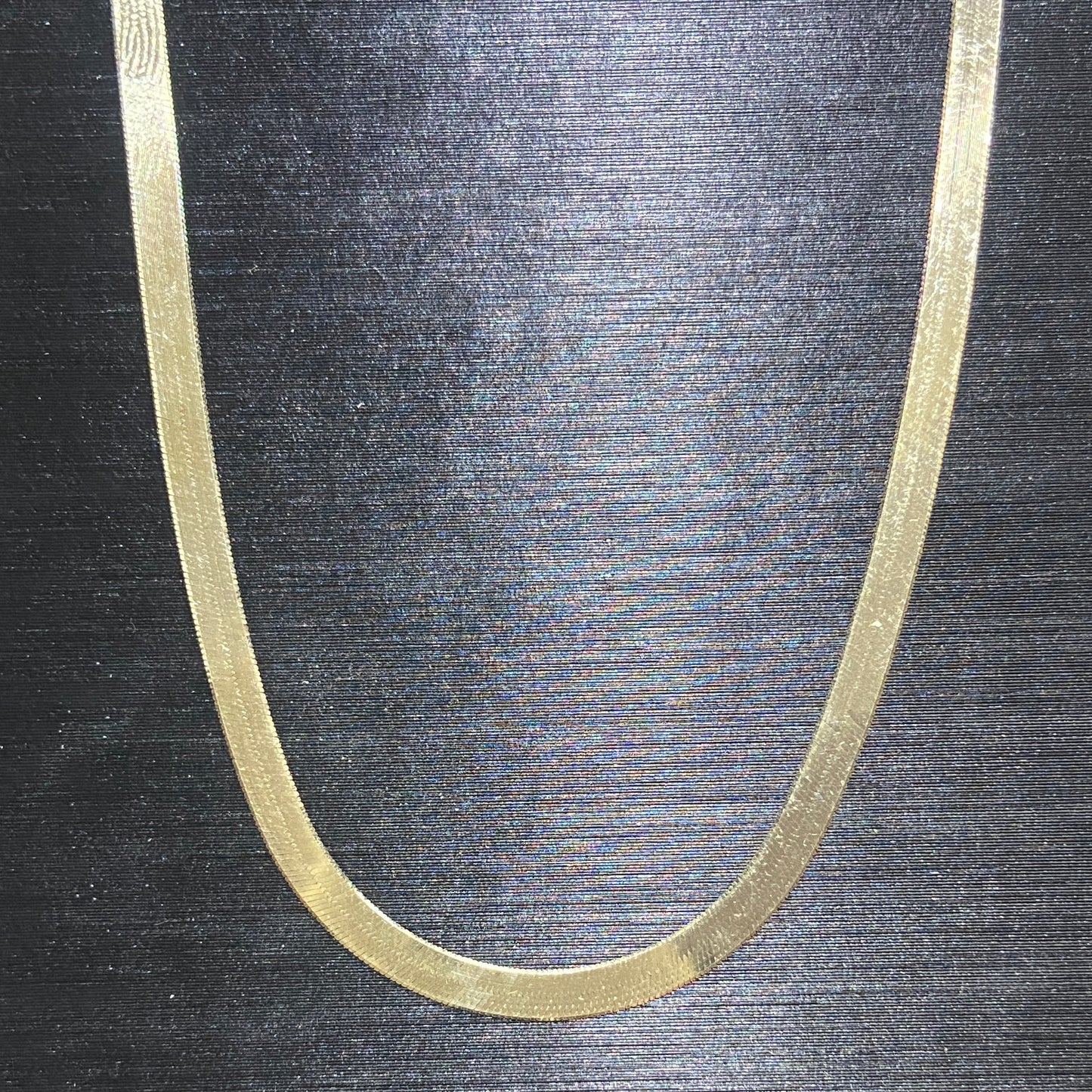 Solid Real 14k Gold Herringbone Chain 18in 3mm