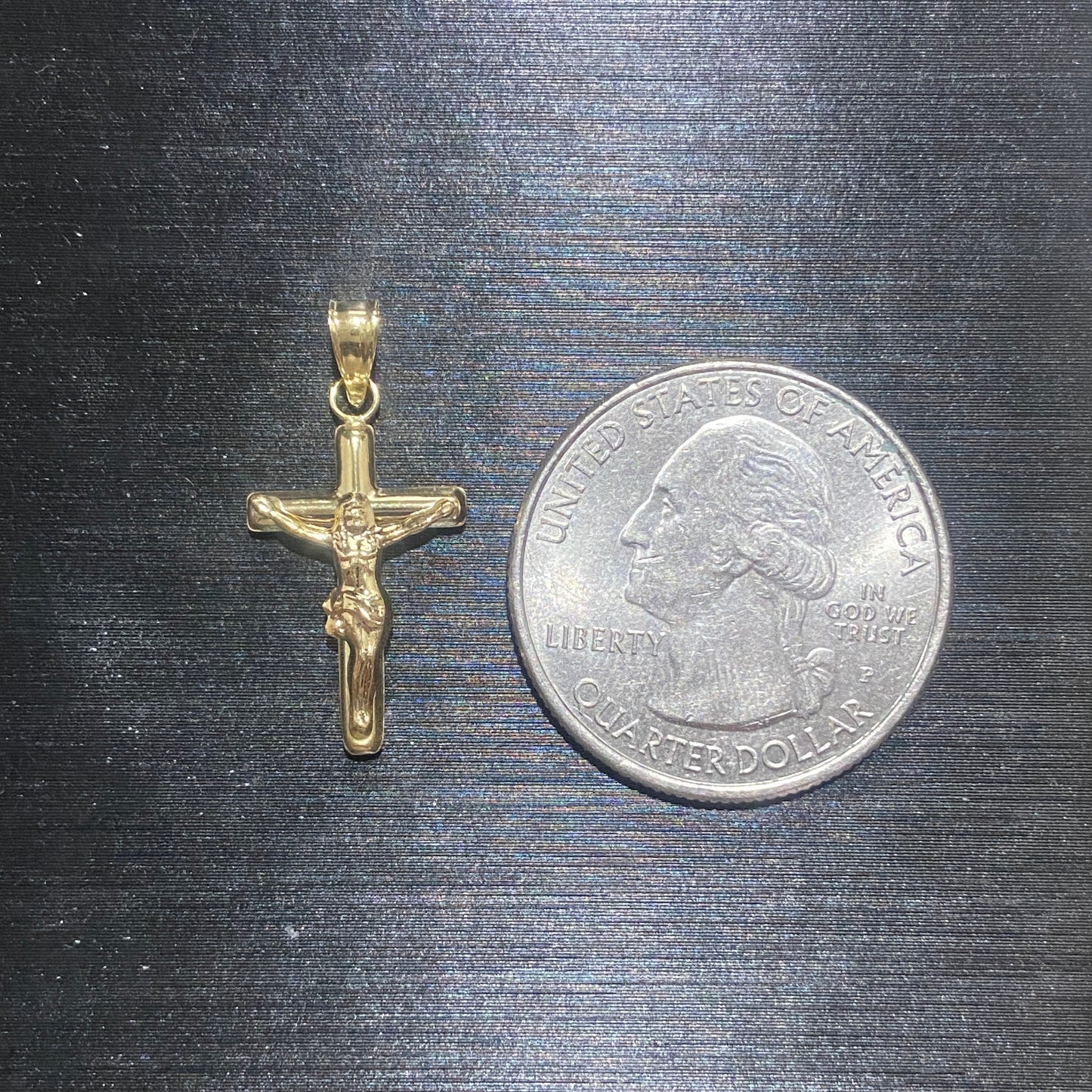 Solid Real 10k Gold Cross