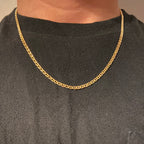 Solid Real 14k Gold Mariner Link Chain 20in 3mm - Prestige Jewelry