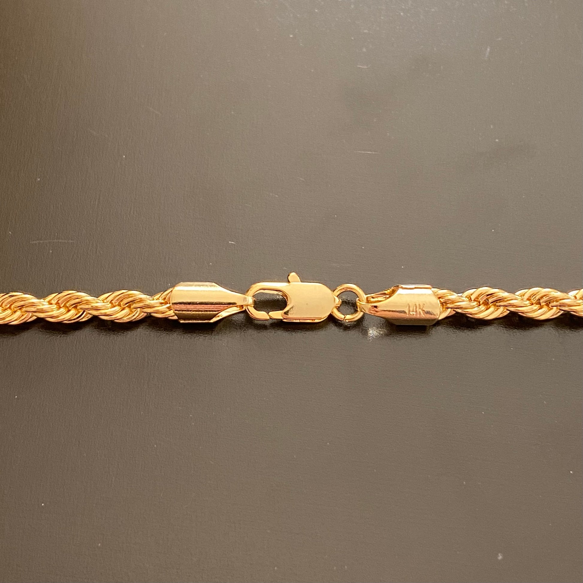 Gold Rope Chain 20in 4mm – Prestige Jewelry